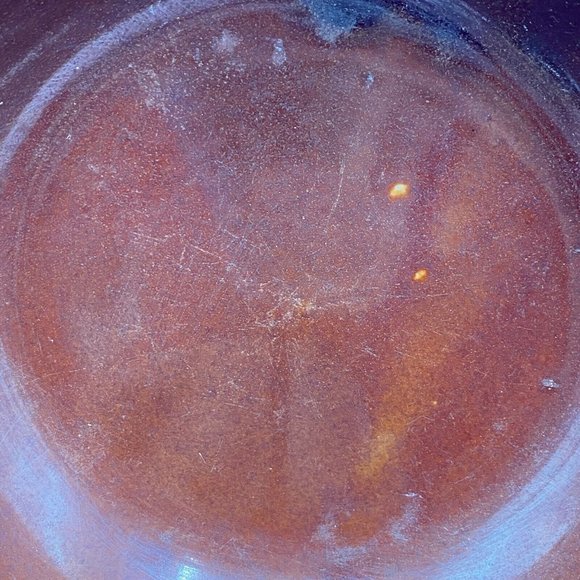 Vintage Brown Drip Glaze Bowl, One large one medium sized, Made in USA, set of 2 - Picture 6 of 11